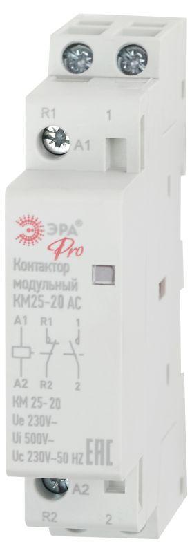 Контактор модульный КМ25-20 AC PRO NO-902-292 ЭРА Б0049157