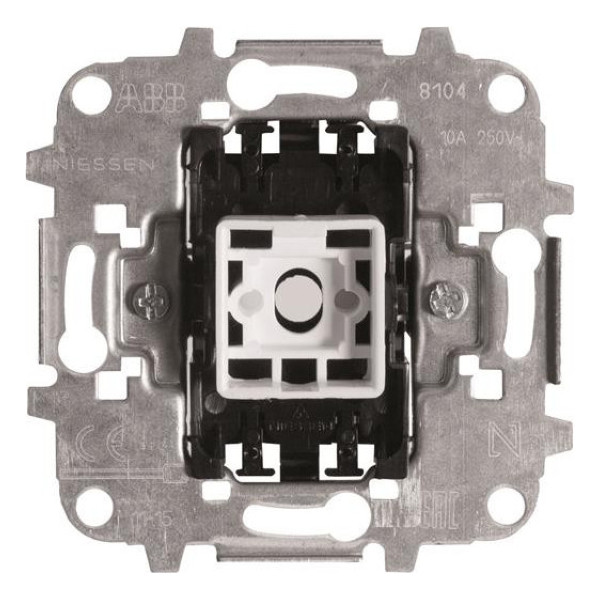 Выключатель 1-клавишного кнопочного ABB, 2CLA810400A1001