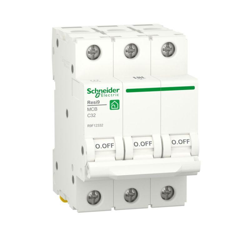 Автоматический выключатель Schneider Electric 3п C 32А Resi9 6000А  R9F12332